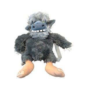 Where the Wild Things Are Bernard Plush Backpack Bag Toddler Kids Monster‎ Gray